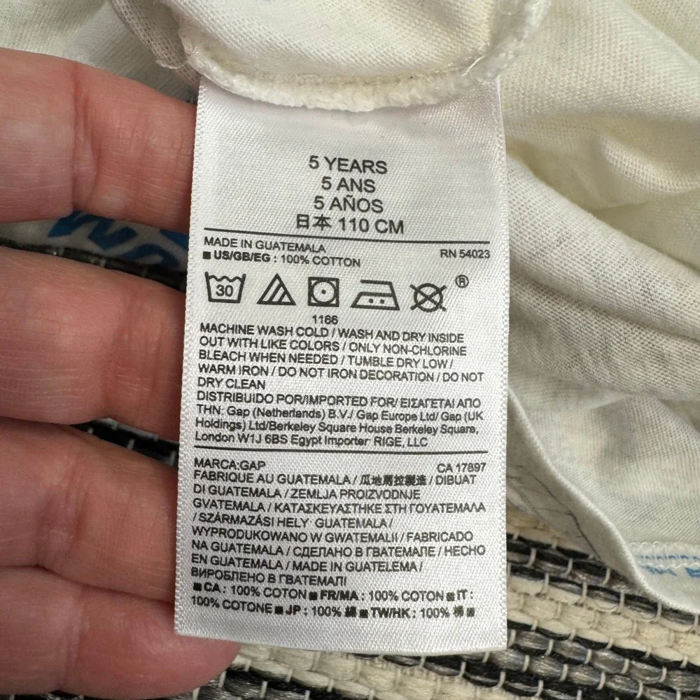 Baby Gap x Star Wars Millennium Falcon Graphic Tee Layered Look‎ Size 5